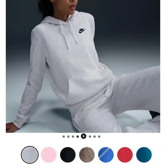 Nike Light Gray Hoodie and Joggers Set - Picture 4 of 4